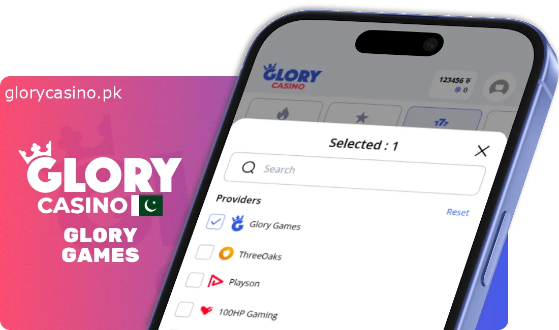 Unique games by Glory Casino Pakistan