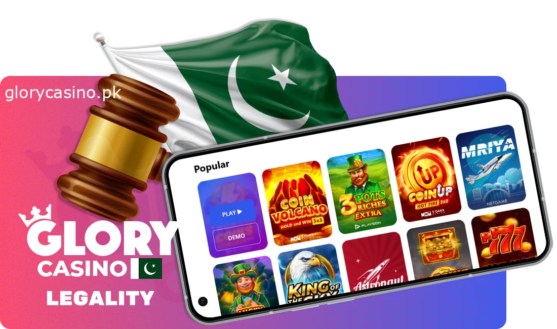 Glory Casino Licence in Pakistan